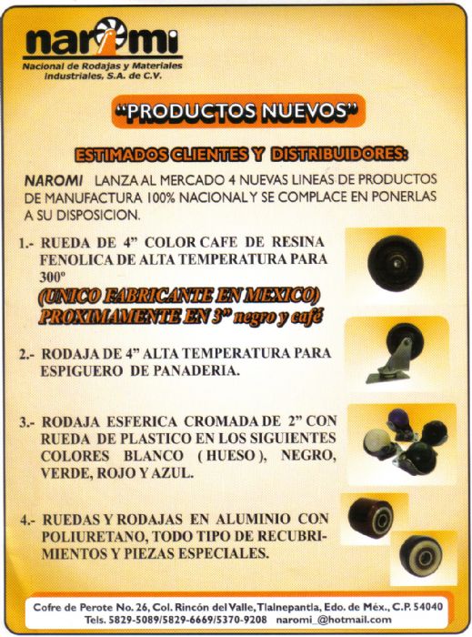 Ruedas y rodajas